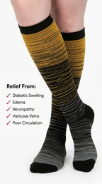 Aurelle Stripes Compression Socks