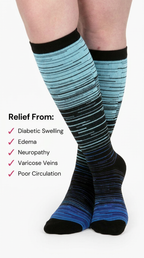 Aurelle Stripes Compression Socks