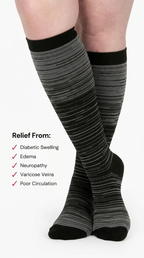 Aurelle Stripes Compression Socks