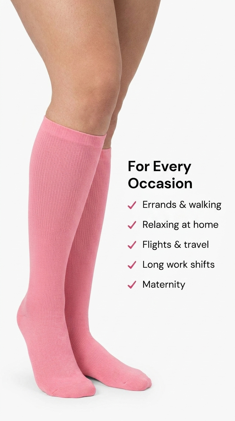 Aurelle Original Wide Compression Socks