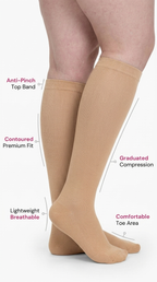 Aurelle Original Wide Compression Socks