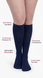Aurelle Original Wide Compression Socks