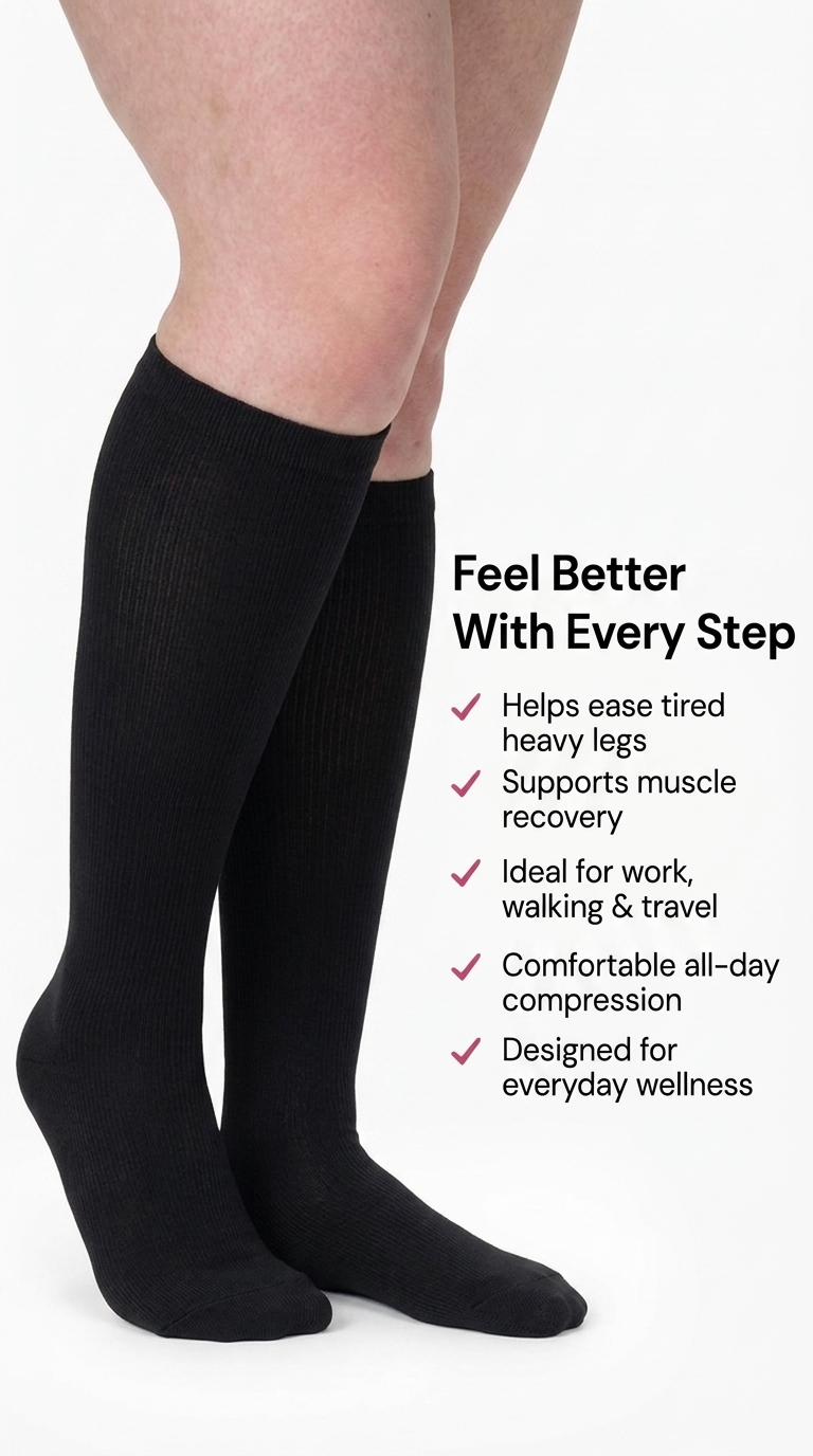 Aurelle Original Wide Compression Socks