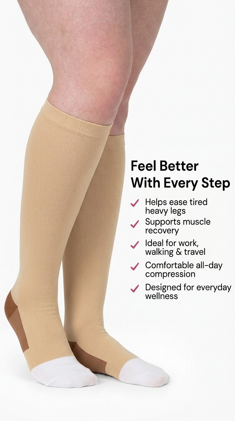 Aurelle Original Wide Compression Socks